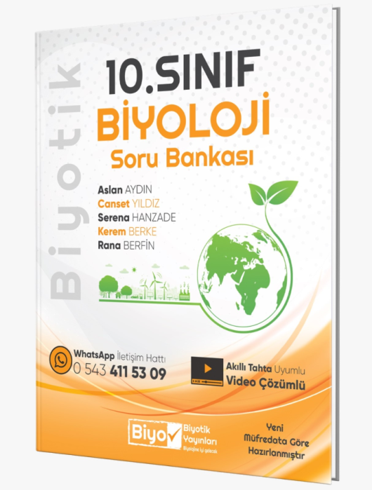 BİYOTİK 10.SINIF SORU BANKASI BİYOLOJİ - 2025-26